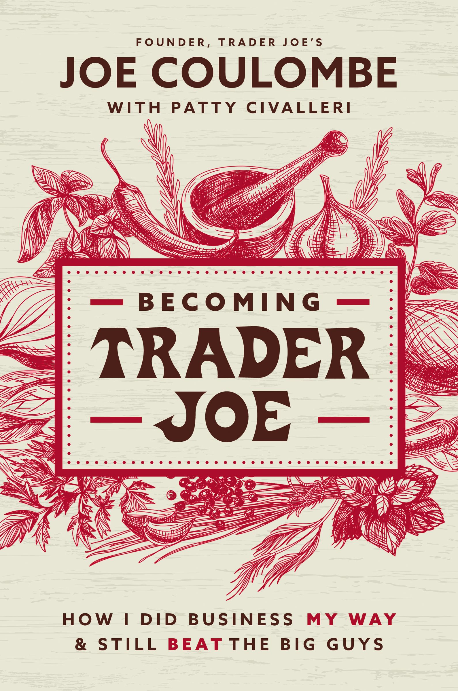 The book cover for Becoming Trader Joe