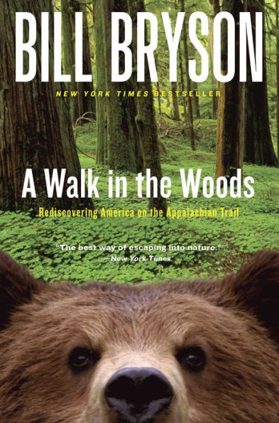 The book cover for A Walk in the Woods